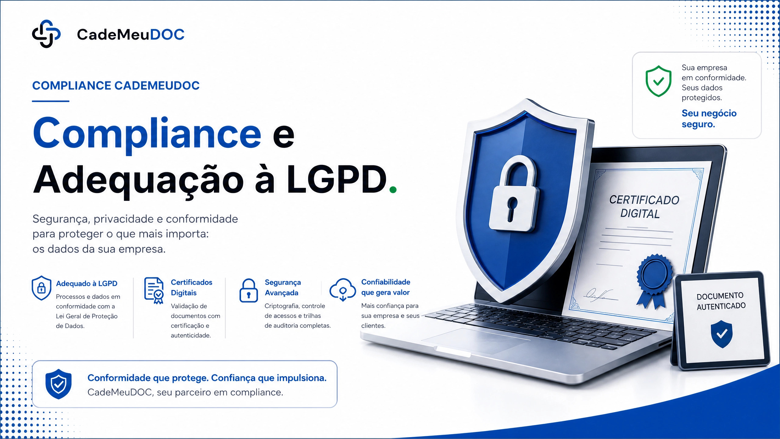Compliance e adequação à LGPD com CadeMeuDOC